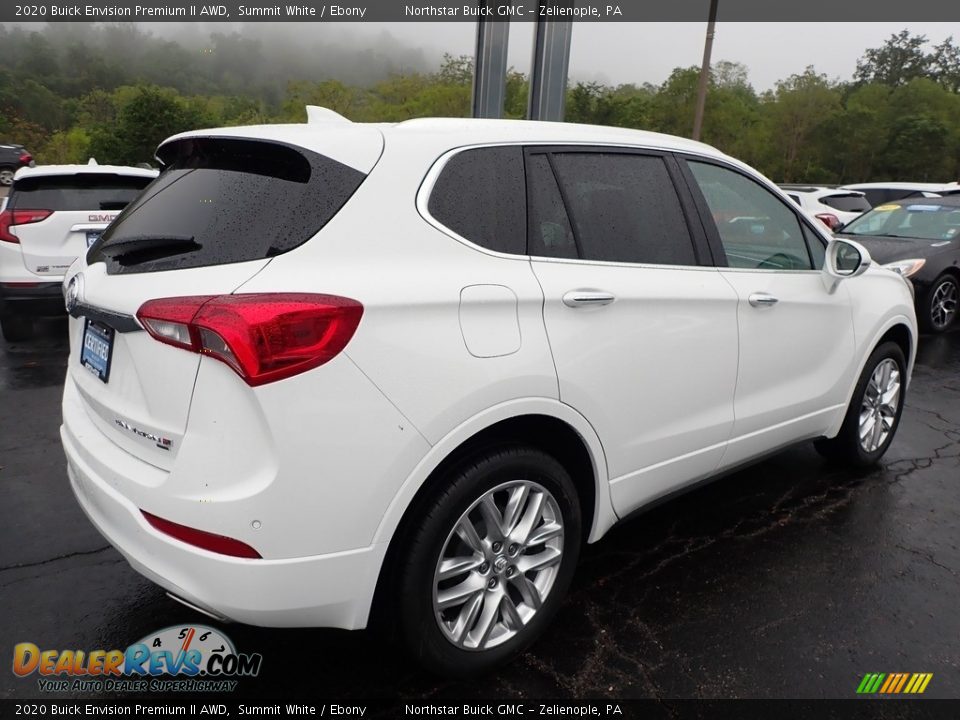2020 Buick Envision Premium II AWD Summit White / Ebony Photo #6