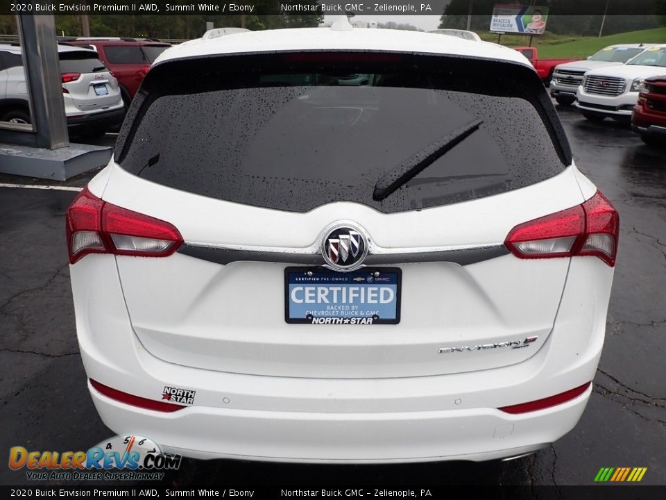 2020 Buick Envision Premium II AWD Summit White / Ebony Photo #9