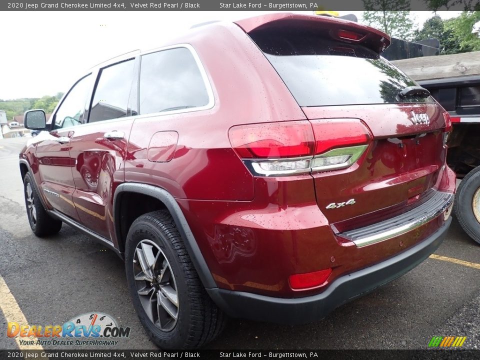 2020 Jeep Grand Cherokee Limited 4x4 Velvet Red Pearl / Black Photo #2