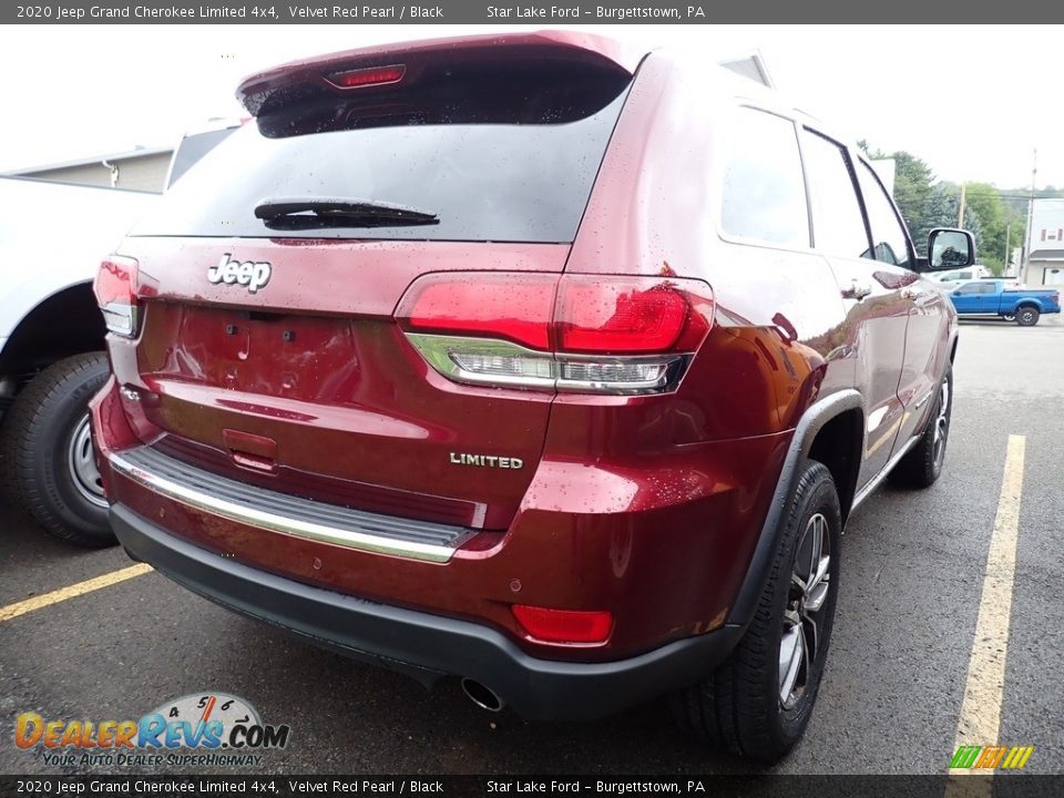 2020 Jeep Grand Cherokee Limited 4x4 Velvet Red Pearl / Black Photo #3