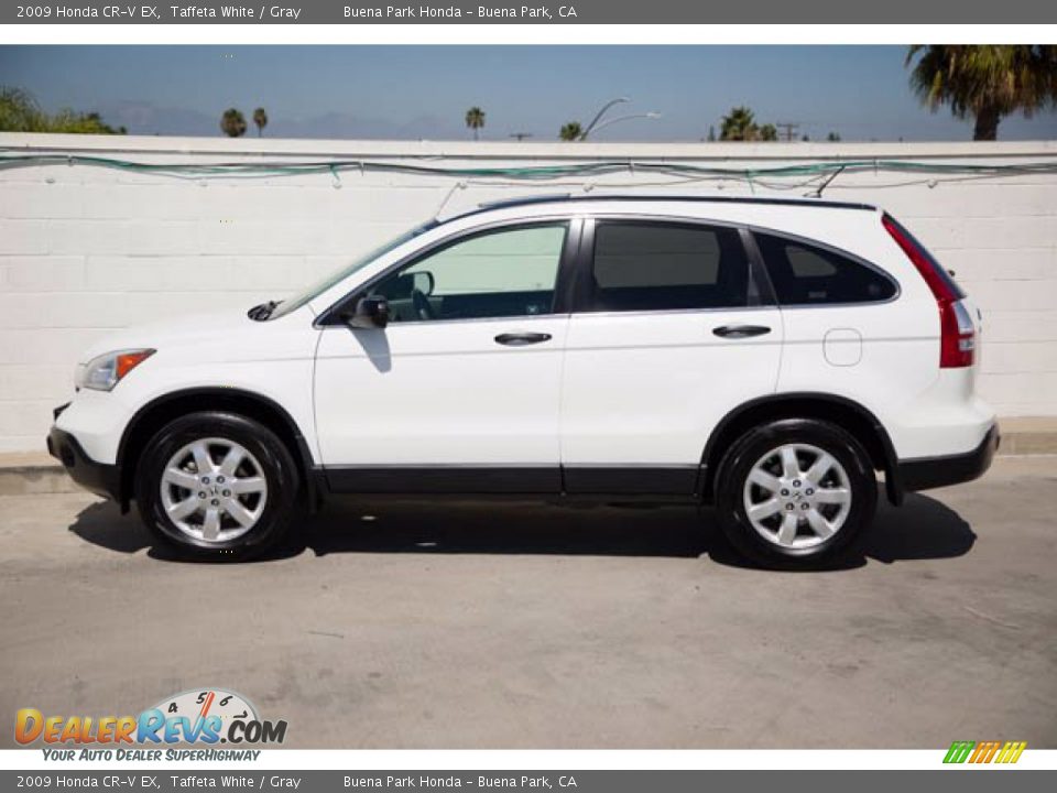 2009 Honda CR-V EX Taffeta White / Gray Photo #10