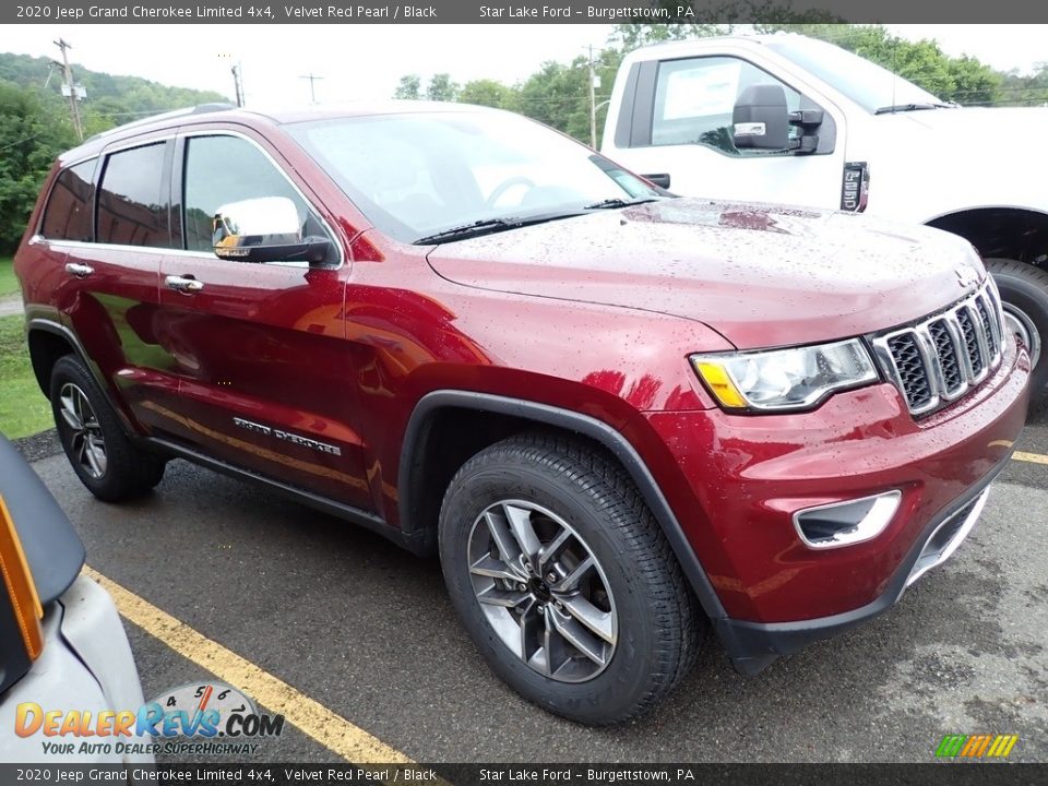2020 Jeep Grand Cherokee Limited 4x4 Velvet Red Pearl / Black Photo #4