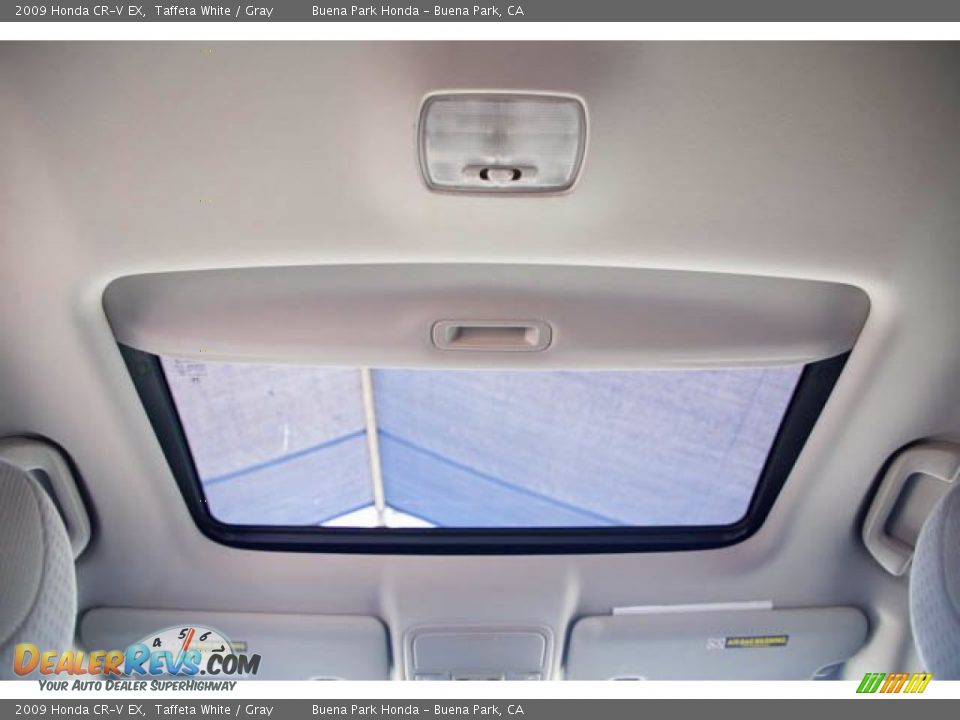 2009 Honda CR-V EX Taffeta White / Gray Photo #17