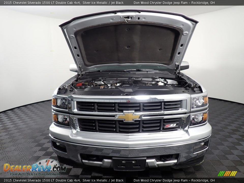 2015 Chevrolet Silverado 1500 LT Double Cab 4x4 Silver Ice Metallic / Jet Black Photo #6