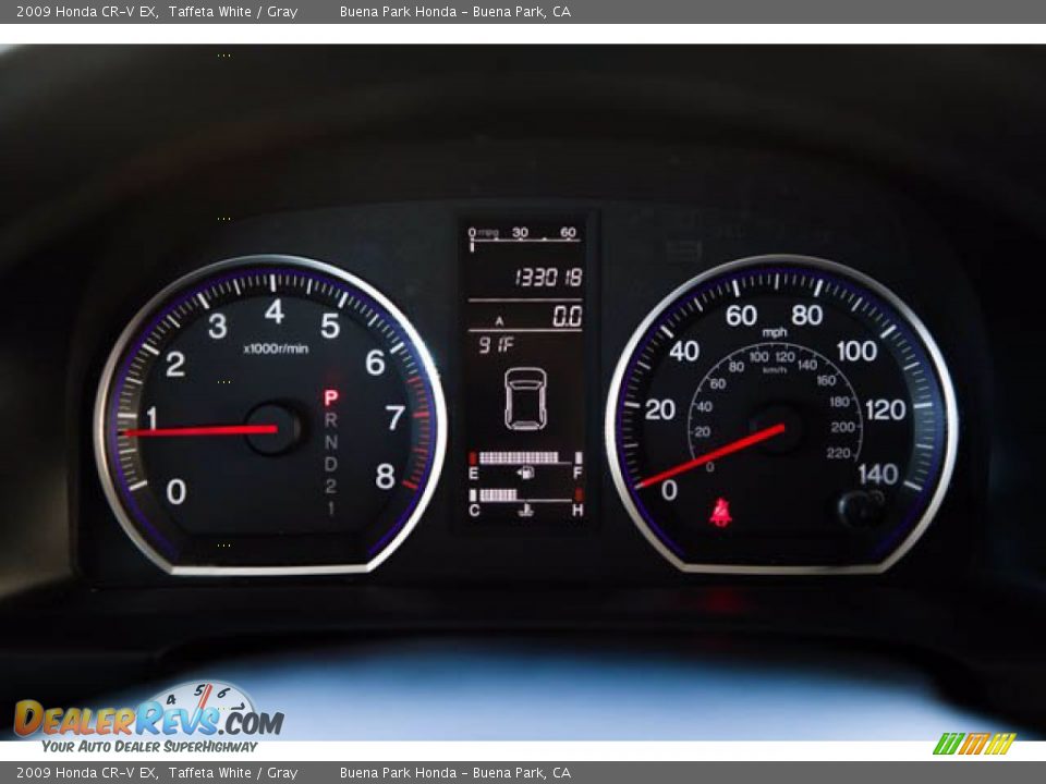 2009 Honda CR-V EX Gauges Photo #24