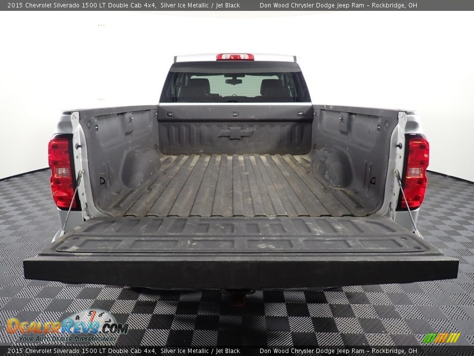 2015 Chevrolet Silverado 1500 LT Double Cab 4x4 Silver Ice Metallic / Jet Black Photo #14