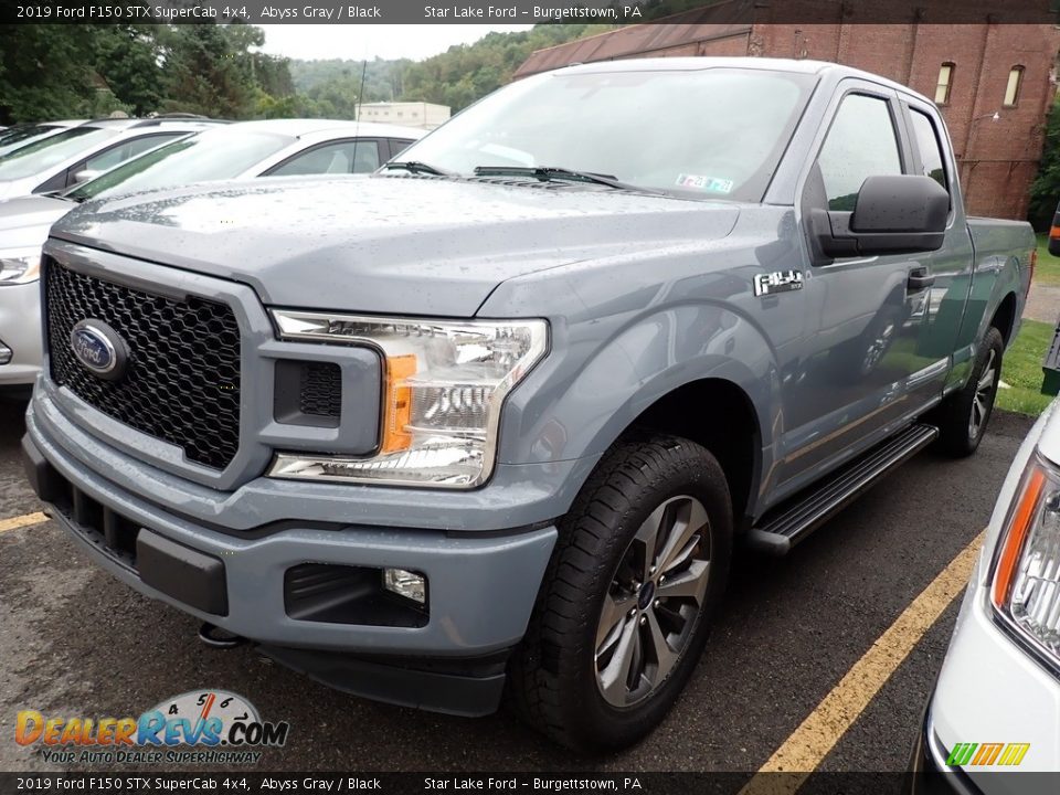 2019 Ford F150 STX SuperCab 4x4 Abyss Gray / Black Photo #1