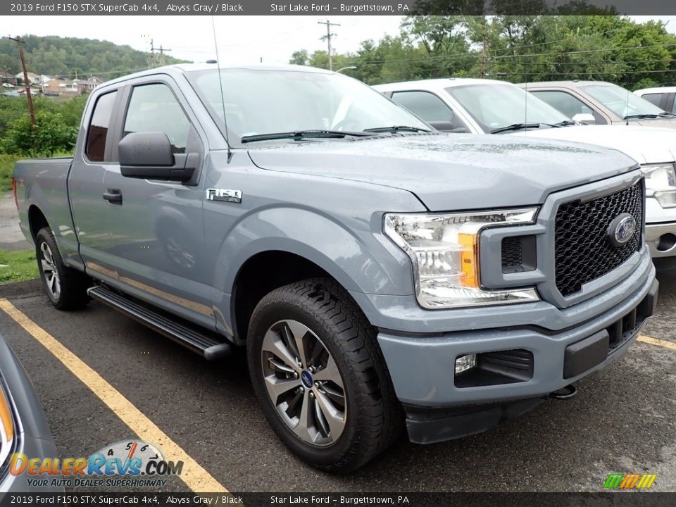 2019 Ford F150 STX SuperCab 4x4 Abyss Gray / Black Photo #4