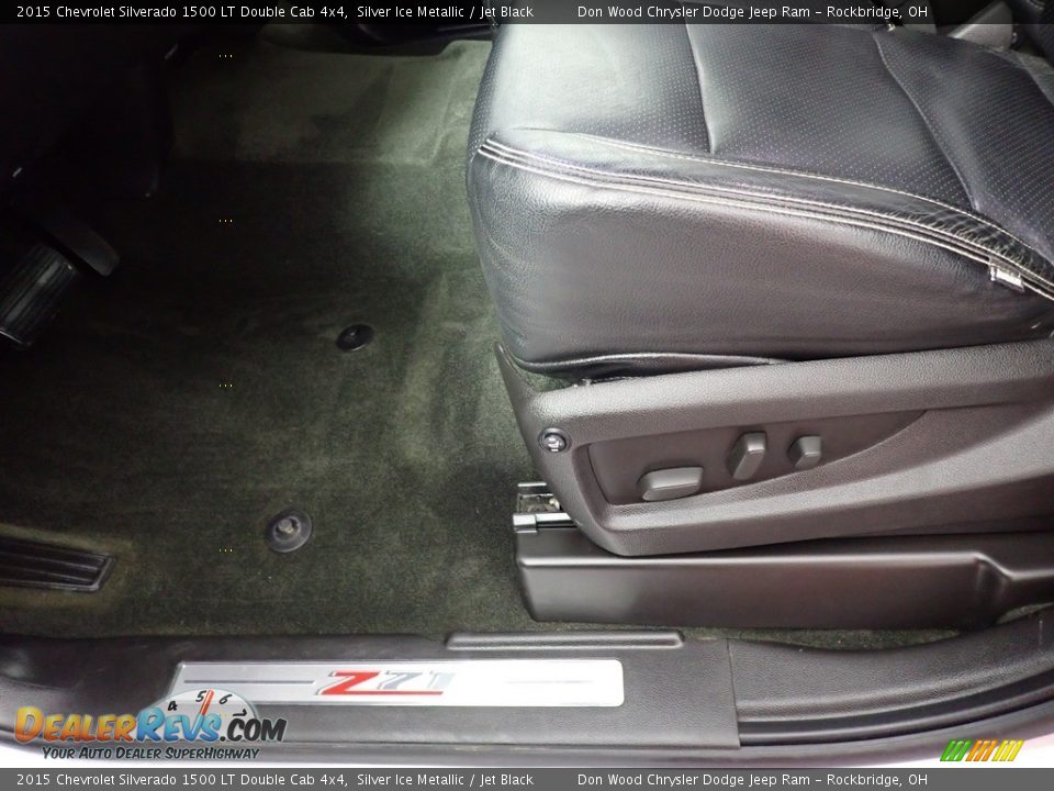 2015 Chevrolet Silverado 1500 LT Double Cab 4x4 Silver Ice Metallic / Jet Black Photo #20
