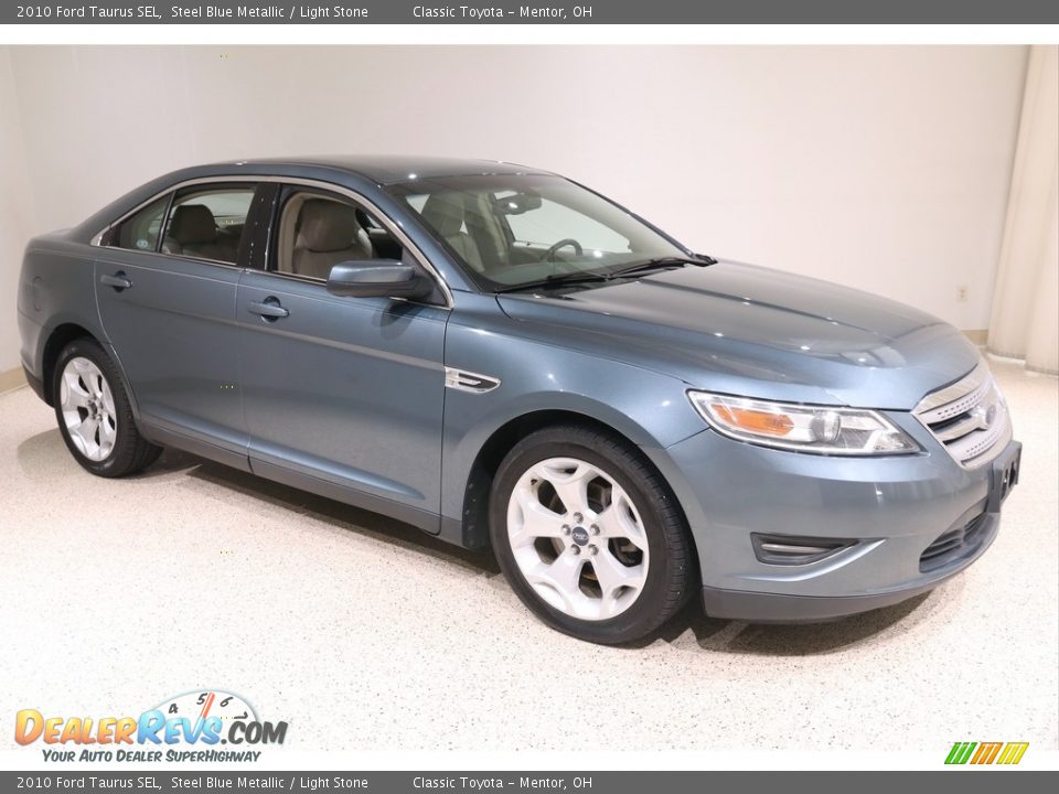 2010 Ford Taurus SEL Steel Blue Metallic / Light Stone Photo #1