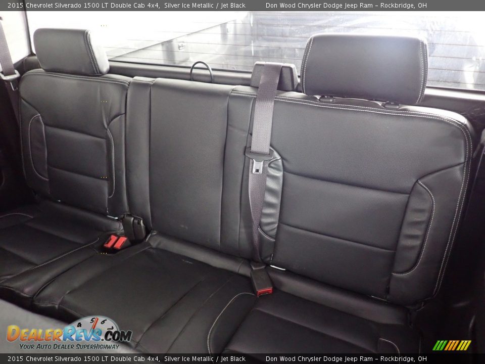 2015 Chevrolet Silverado 1500 LT Double Cab 4x4 Silver Ice Metallic / Jet Black Photo #23