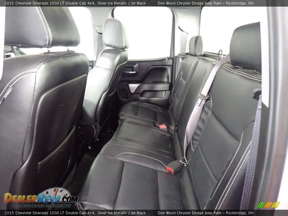 2015 Chevrolet Silverado 1500 LT Double Cab 4x4 Silver Ice Metallic / Jet Black Photo #25