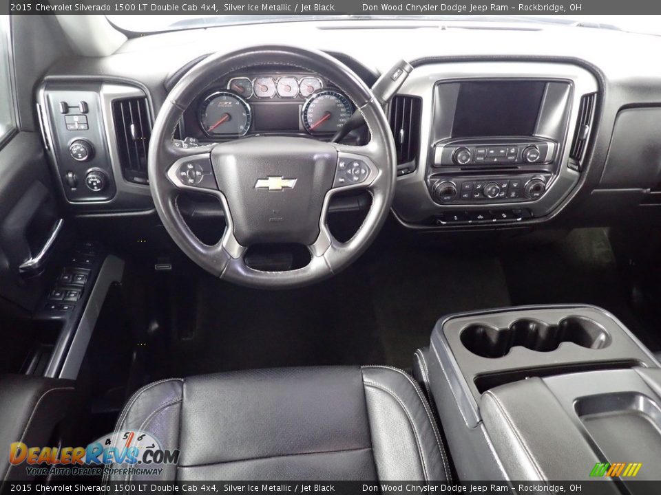 2015 Chevrolet Silverado 1500 LT Double Cab 4x4 Silver Ice Metallic / Jet Black Photo #26