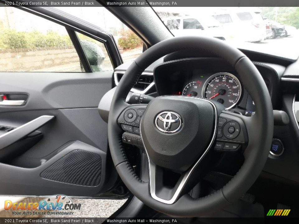 2021 Toyota Corolla SE Black Sand Pearl / Black Photo #4