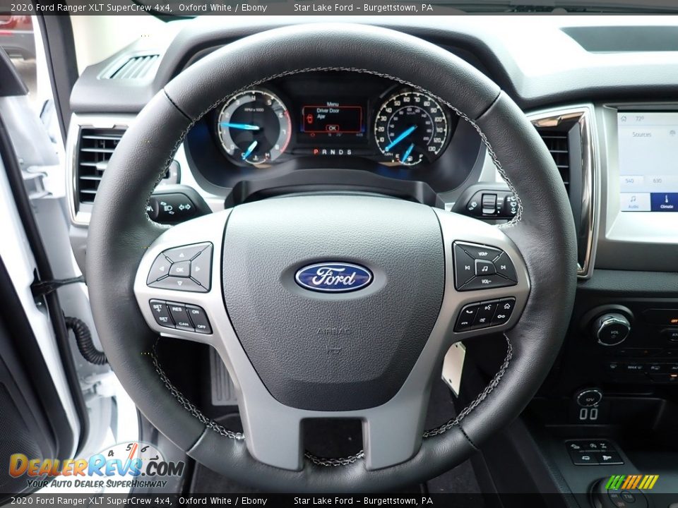 2020 Ford Ranger XLT SuperCrew 4x4 Steering Wheel Photo #17