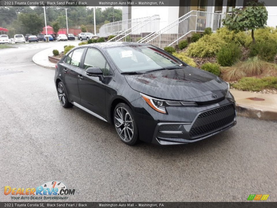 2021 Toyota Corolla SE Black Sand Pearl / Black Photo #30