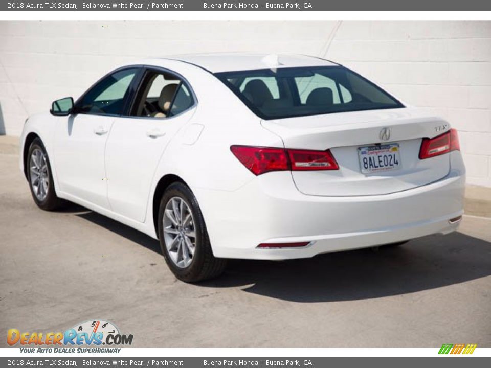 2018 Acura TLX Sedan Bellanova White Pearl / Parchment Photo #2