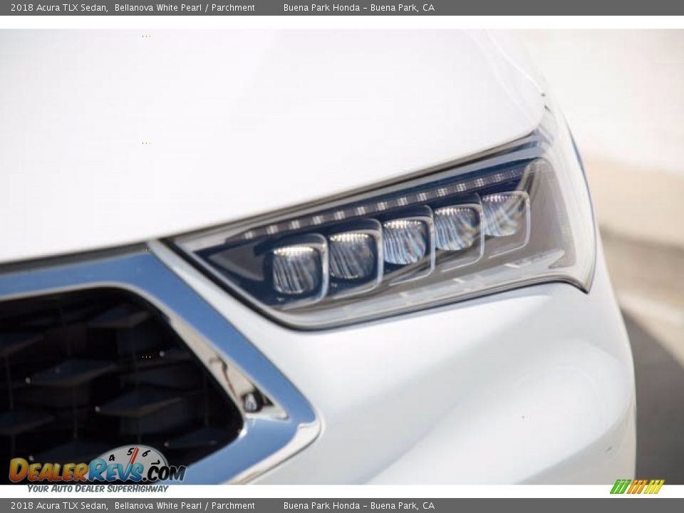 2018 Acura TLX Sedan Bellanova White Pearl / Parchment Photo #9