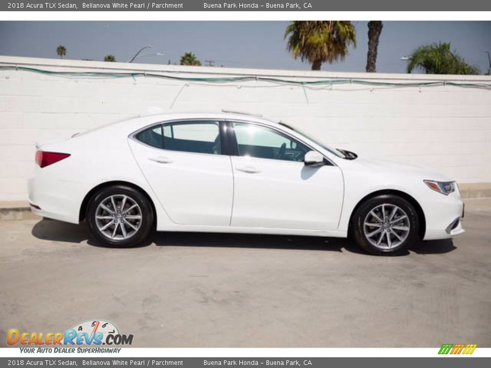 2018 Acura TLX Sedan Bellanova White Pearl / Parchment Photo #14