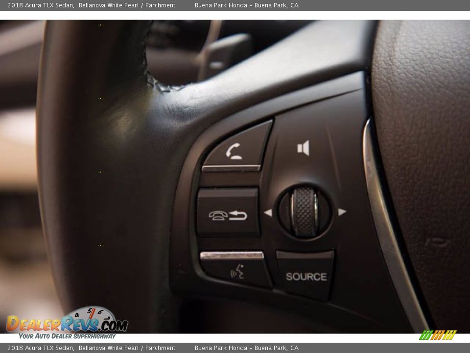 2018 Acura TLX Sedan Bellanova White Pearl / Parchment Photo #16