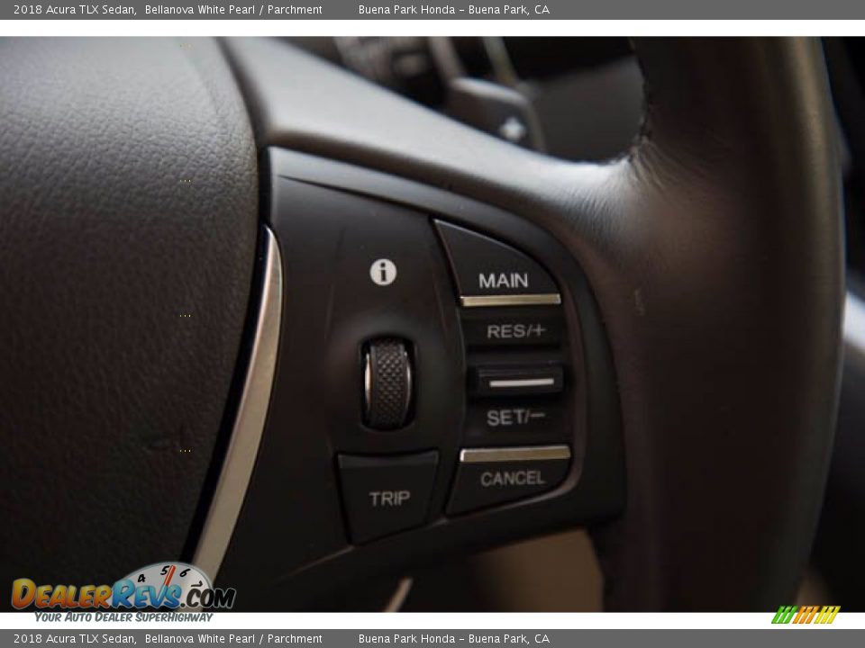 2018 Acura TLX Sedan Bellanova White Pearl / Parchment Photo #17