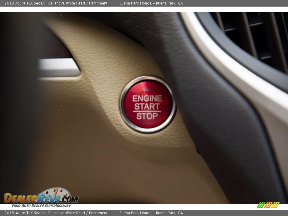 2018 Acura TLX Sedan Bellanova White Pearl / Parchment Photo #18