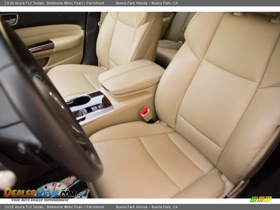2018 Acura TLX Sedan Bellanova White Pearl / Parchment Photo #19