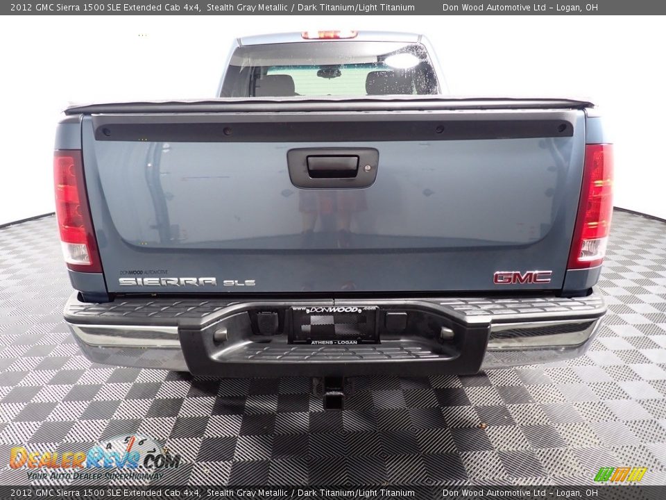 2012 GMC Sierra 1500 SLE Extended Cab 4x4 Stealth Gray Metallic / Dark Titanium/Light Titanium Photo #11