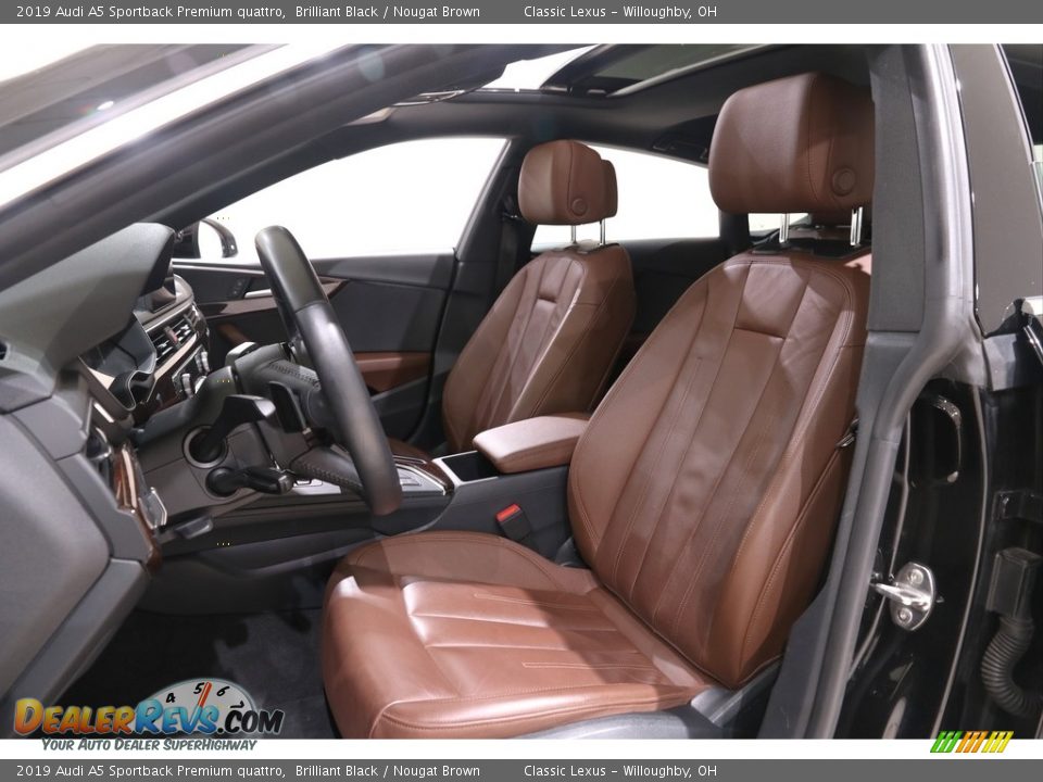 Nougat Brown Interior - 2019 Audi A5 Sportback Premium quattro Photo #5