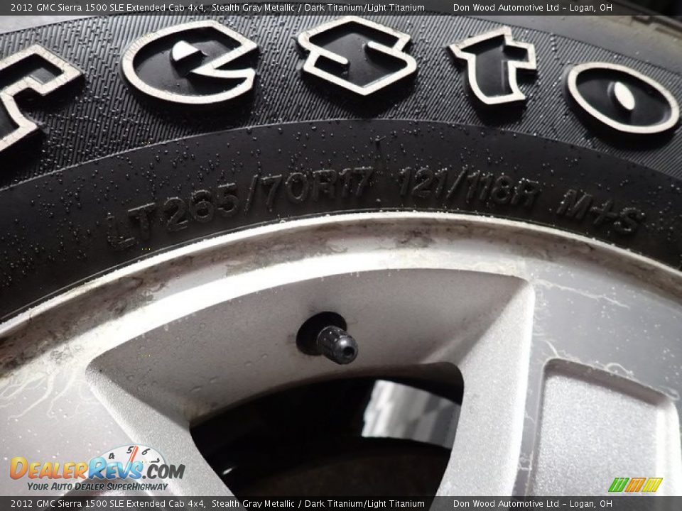 2012 GMC Sierra 1500 SLE Extended Cab 4x4 Stealth Gray Metallic / Dark Titanium/Light Titanium Photo #16