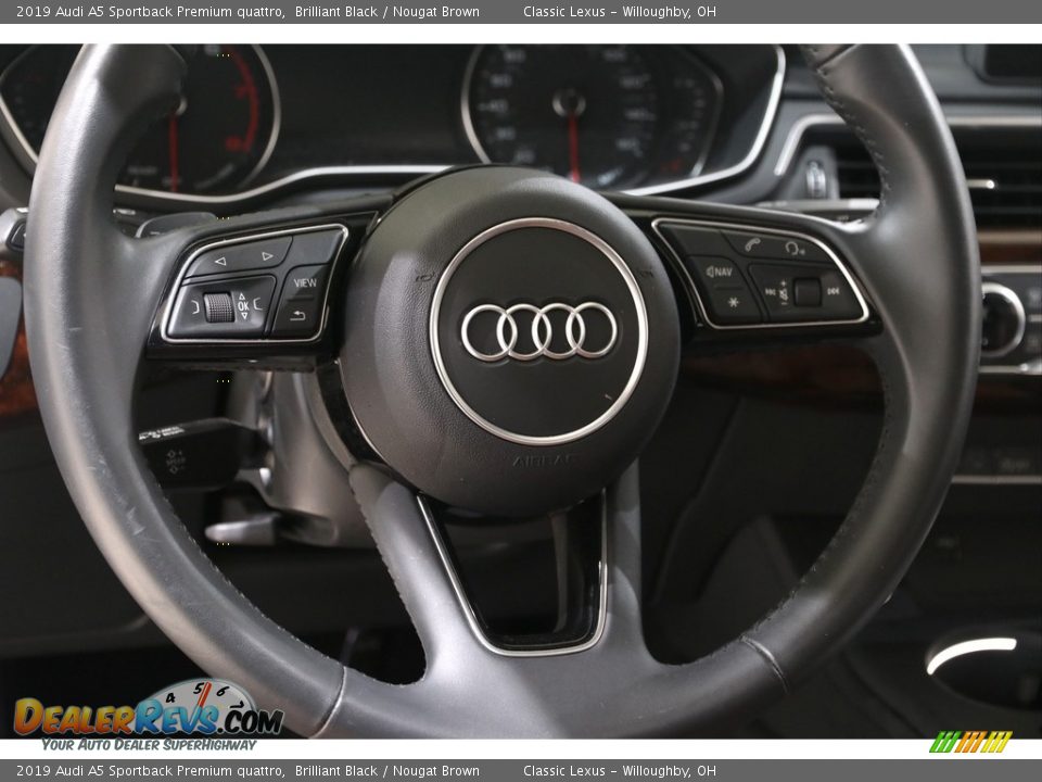 2019 Audi A5 Sportback Premium quattro Steering Wheel Photo #7