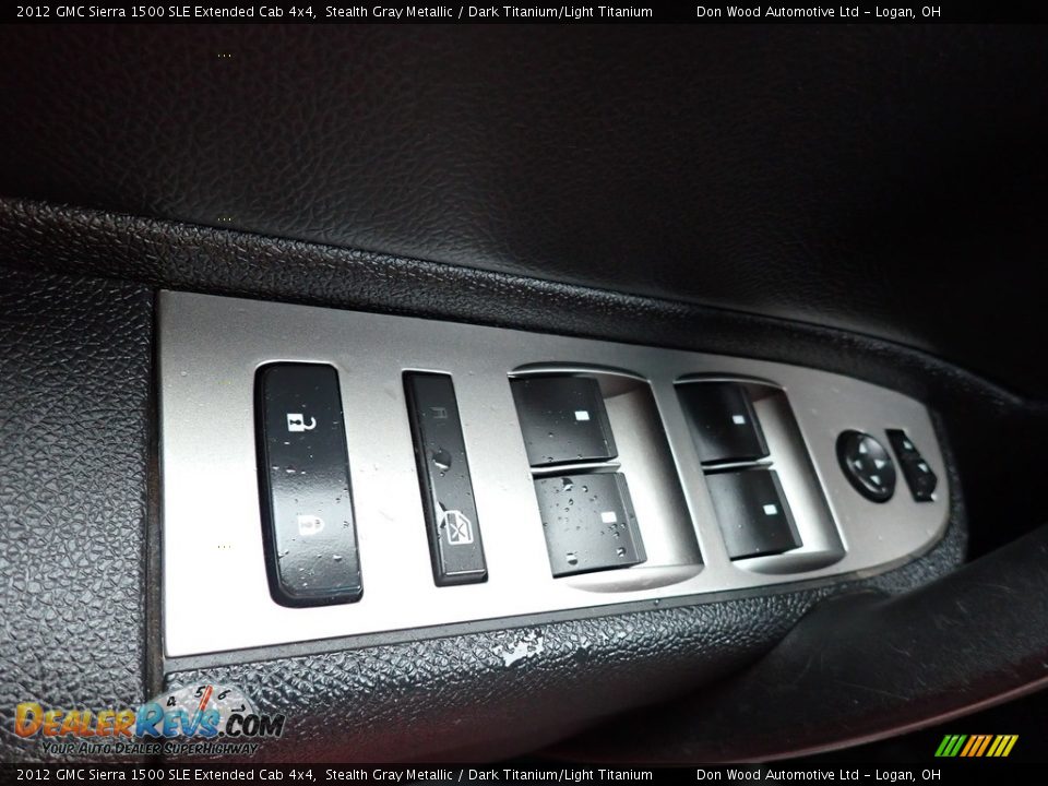 2012 GMC Sierra 1500 SLE Extended Cab 4x4 Stealth Gray Metallic / Dark Titanium/Light Titanium Photo #17