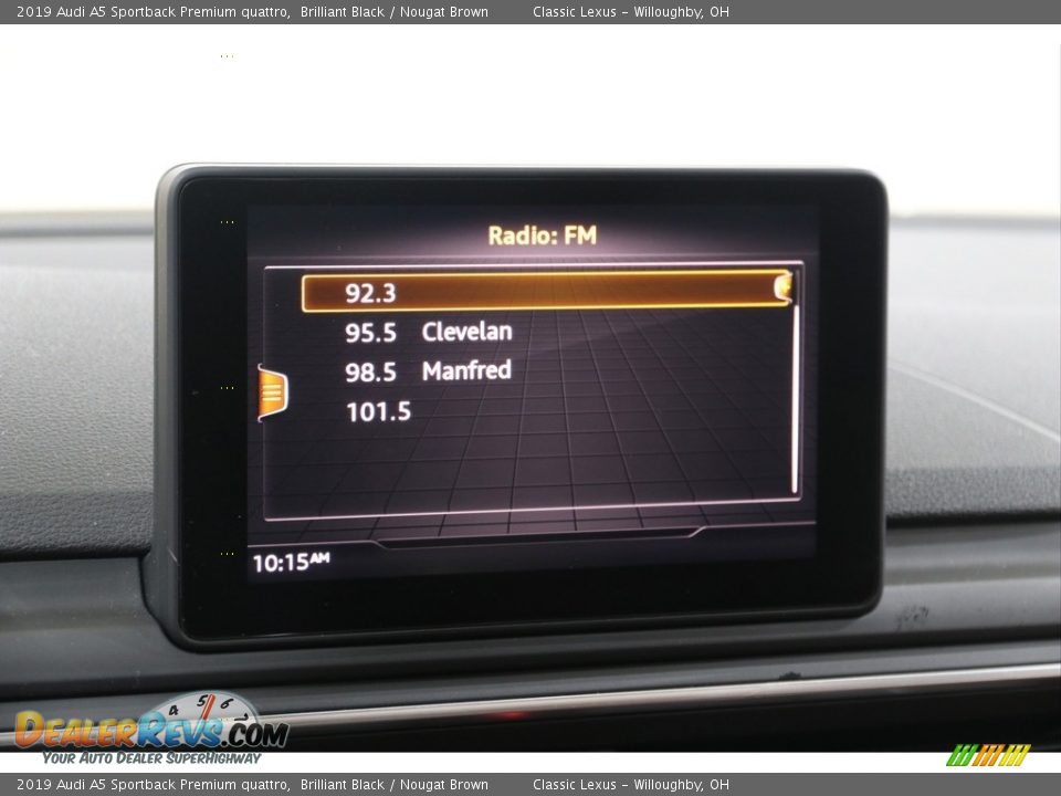 Audio System of 2019 Audi A5 Sportback Premium quattro Photo #10