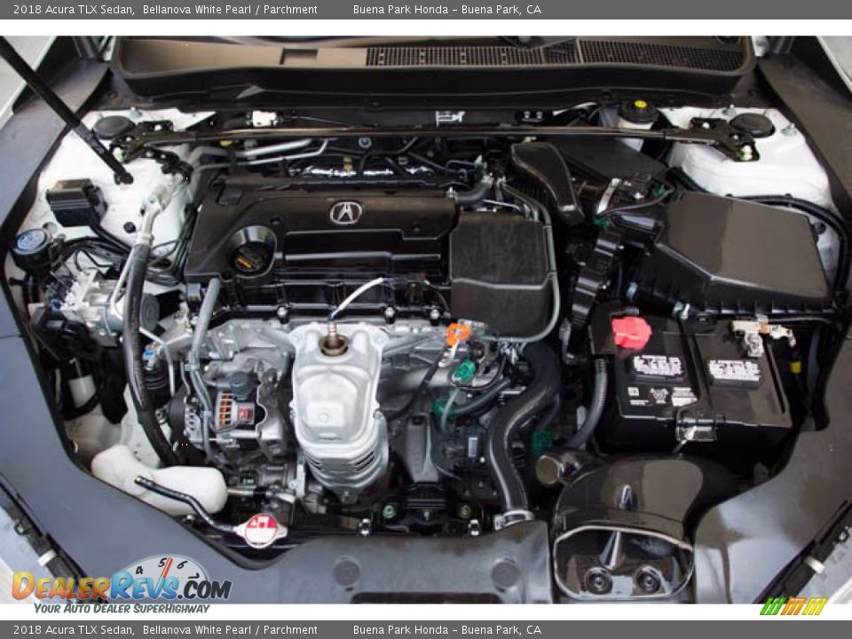 2018 Acura TLX Sedan Bellanova White Pearl / Parchment Photo #36