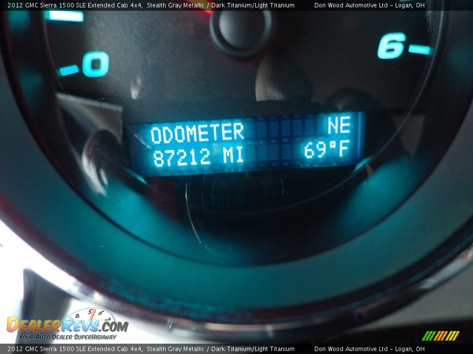 2012 GMC Sierra 1500 SLE Extended Cab 4x4 Stealth Gray Metallic / Dark Titanium/Light Titanium Photo #20