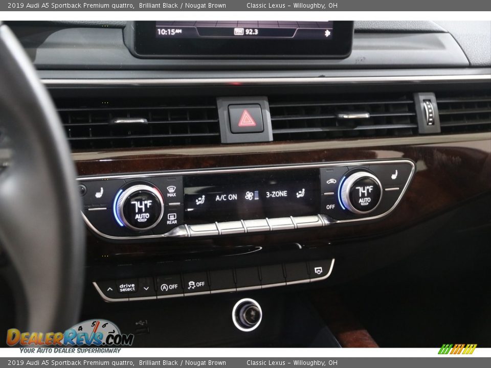Controls of 2019 Audi A5 Sportback Premium quattro Photo #12