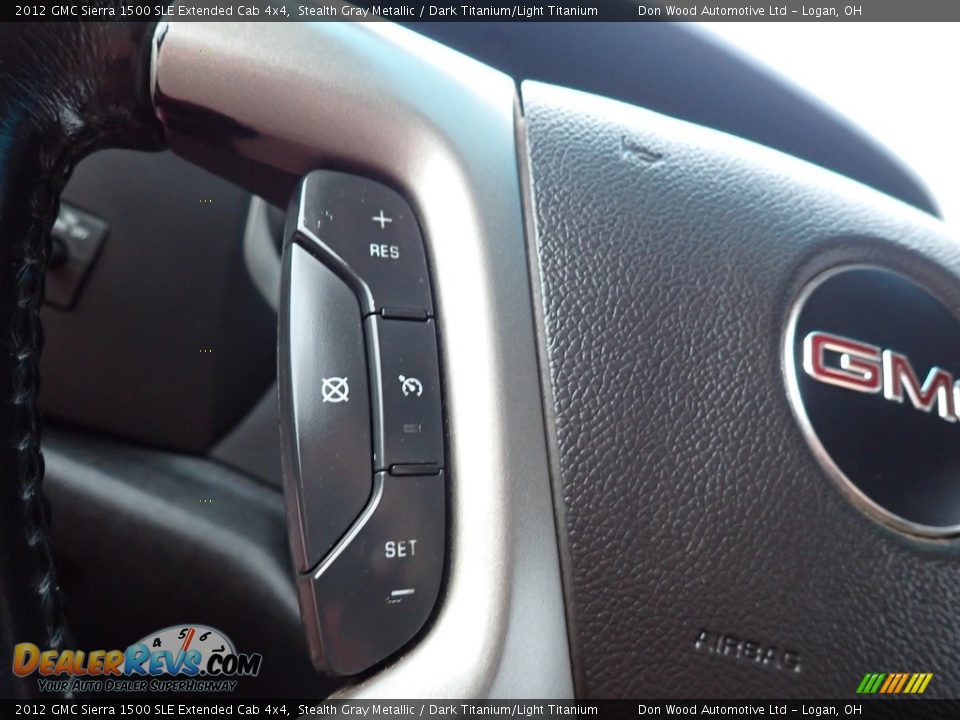 2012 GMC Sierra 1500 SLE Extended Cab 4x4 Stealth Gray Metallic / Dark Titanium/Light Titanium Photo #22