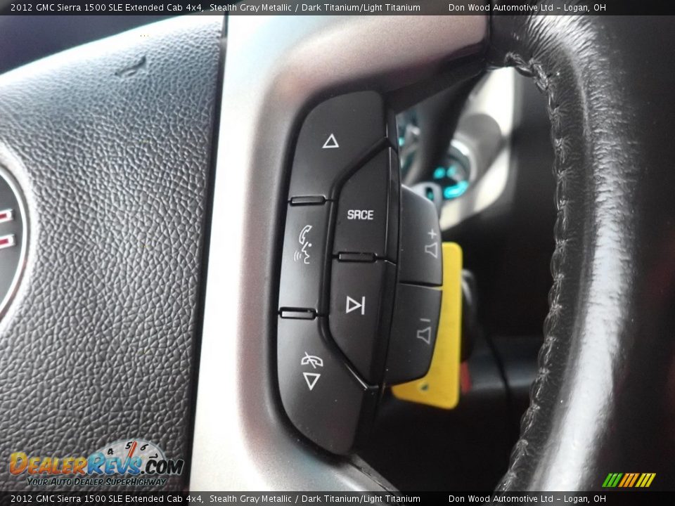 2012 GMC Sierra 1500 SLE Extended Cab 4x4 Stealth Gray Metallic / Dark Titanium/Light Titanium Photo #23