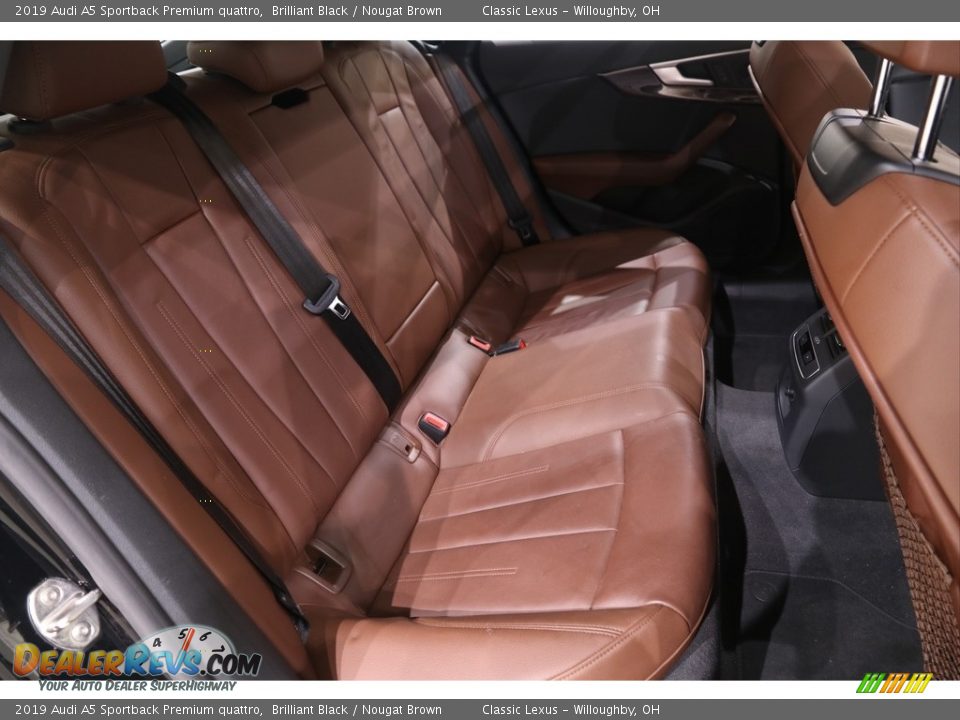 Rear Seat of 2019 Audi A5 Sportback Premium quattro Photo #16