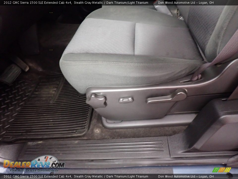2012 GMC Sierra 1500 SLE Extended Cab 4x4 Stealth Gray Metallic / Dark Titanium/Light Titanium Photo #26