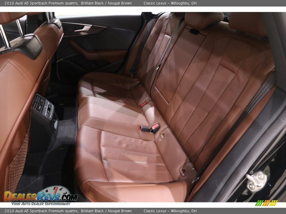 Rear Seat of 2019 Audi A5 Sportback Premium quattro Photo #17