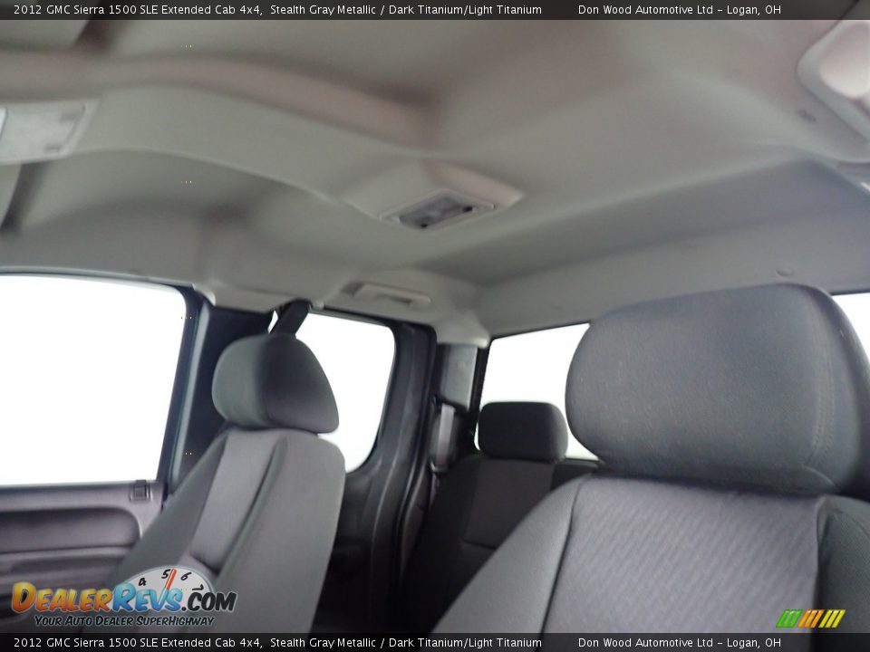 2012 GMC Sierra 1500 SLE Extended Cab 4x4 Stealth Gray Metallic / Dark Titanium/Light Titanium Photo #33