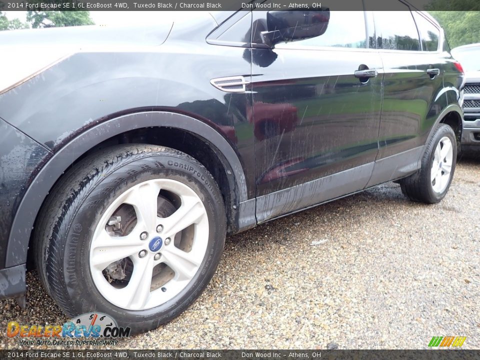 2014 Ford Escape SE 1.6L EcoBoost 4WD Tuxedo Black / Charcoal Black Photo #5