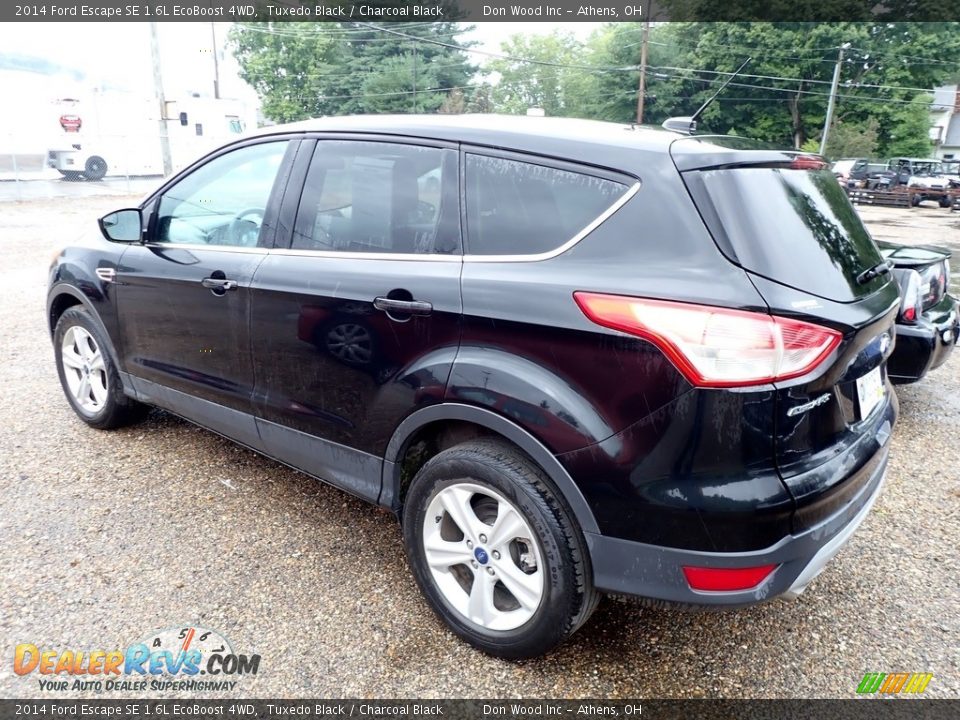 2014 Ford Escape SE 1.6L EcoBoost 4WD Tuxedo Black / Charcoal Black Photo #6