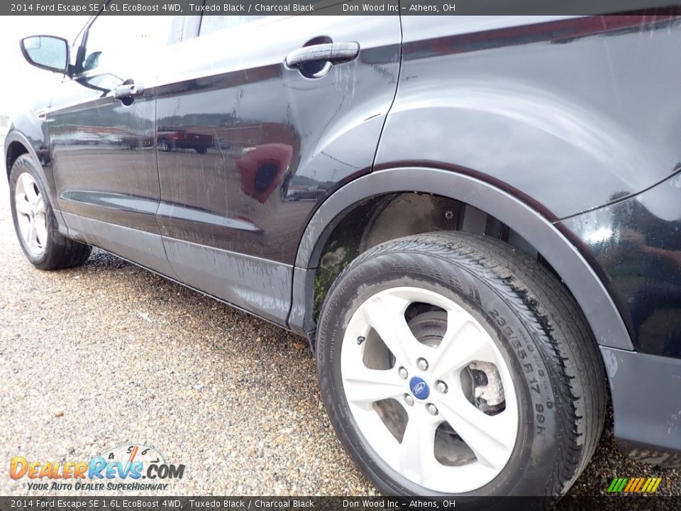 2014 Ford Escape SE 1.6L EcoBoost 4WD Tuxedo Black / Charcoal Black Photo #7