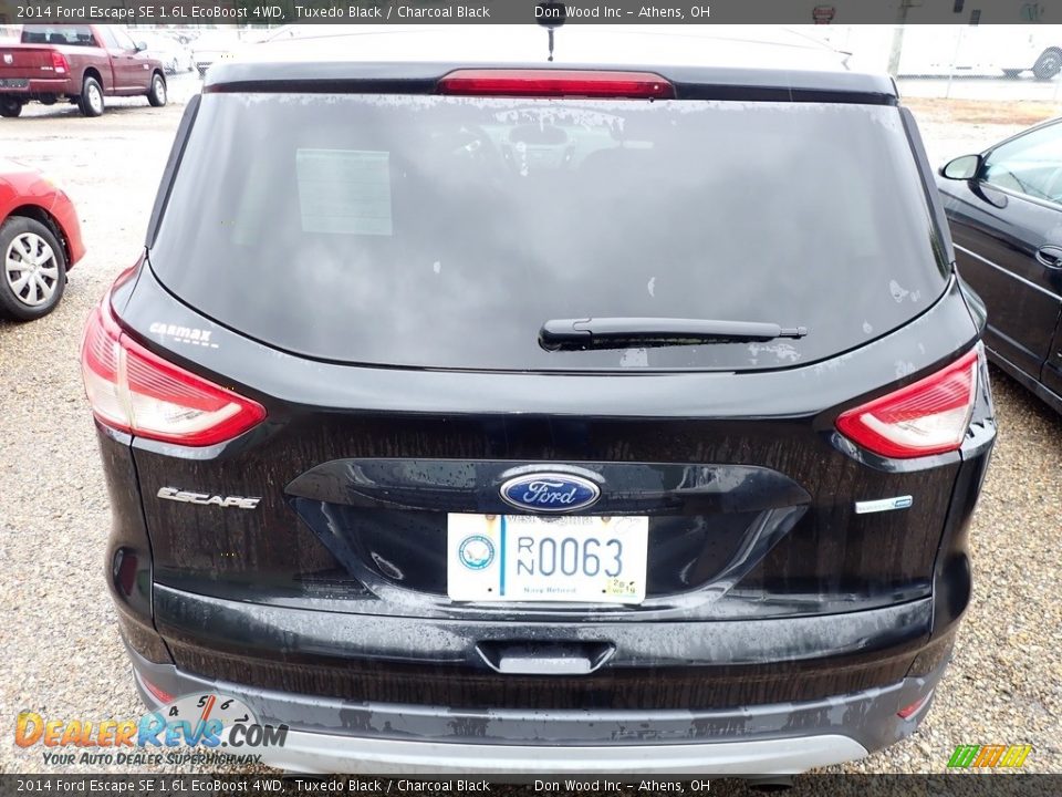 2014 Ford Escape SE 1.6L EcoBoost 4WD Tuxedo Black / Charcoal Black Photo #8