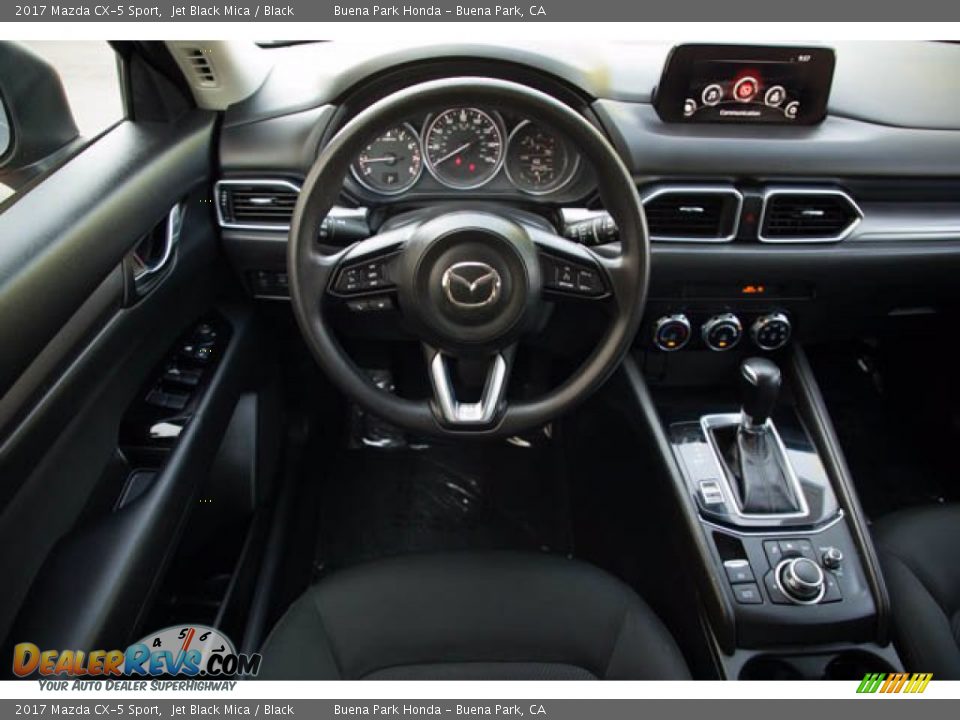 2017 Mazda CX-5 Sport Jet Black Mica / Black Photo #4