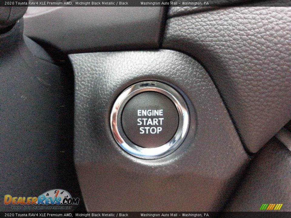 2020 Toyota RAV4 XLE Premium AWD Midnight Black Metallic / Black Photo #8