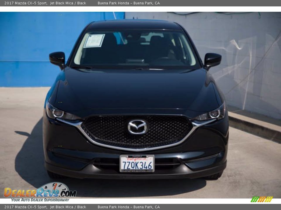 2017 Mazda CX-5 Sport Jet Black Mica / Black Photo #6