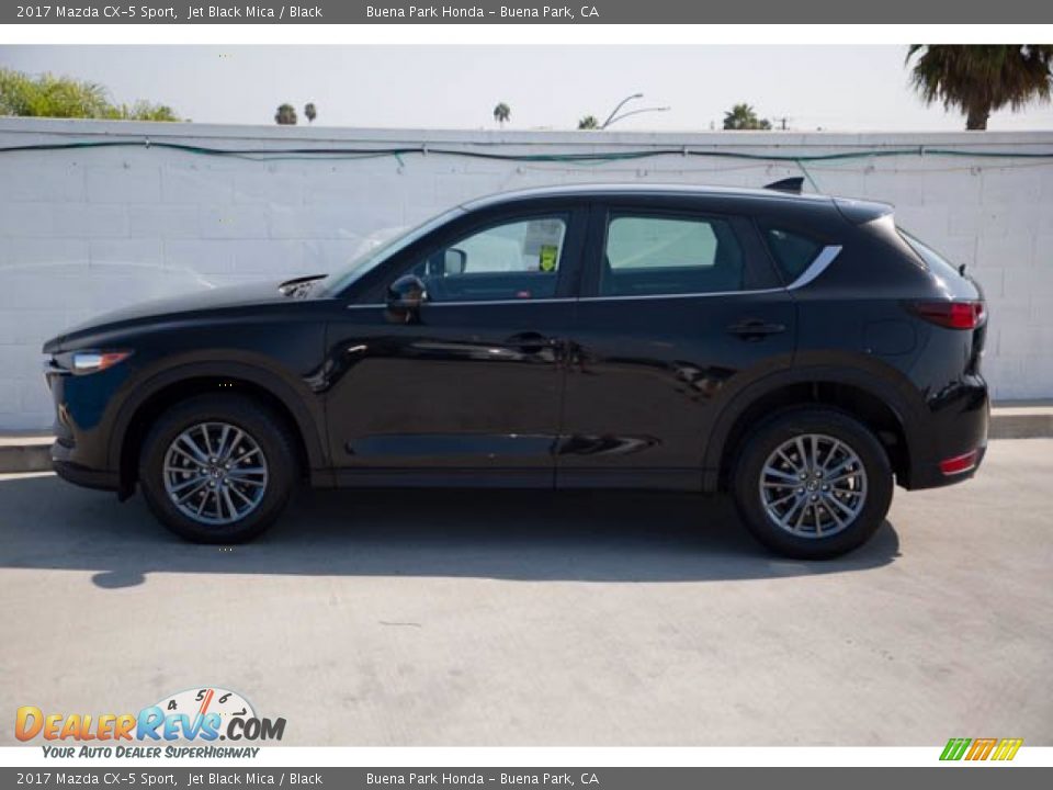 2017 Mazda CX-5 Sport Jet Black Mica / Black Photo #9